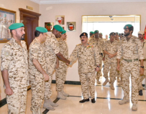 King of Bahrain Visits Royal Guard Headquarters