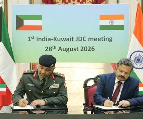 Kuwait, India Hold First Joint Defense Committee Meeting Kuwait, India Hold First Joint Defense Committee Meeting