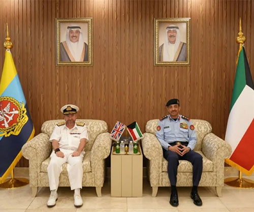 Kuwait’s Army Chief of Staff Meets UK Senior Defense Adviser