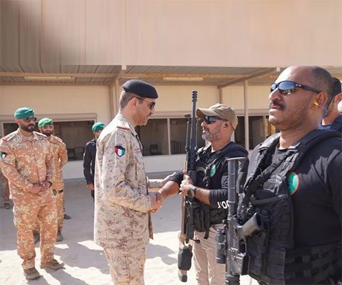 Kuwait’s Chief of Staff Reviews 25th Commando Brigade Training Kuwait’s Chief of Staff Reviews 25th Commando Brigade Training