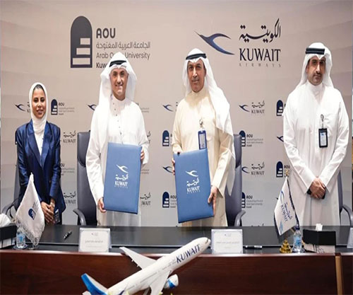 Kuwait Airways, Arab Open University Sign Joint Protocol Kuwait Airways, Arab Open University Sign Joint Protocol