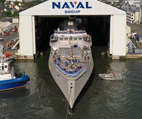 Naval Group Launches HS FORMION, Third FDI Frigate for Hellenic Navy