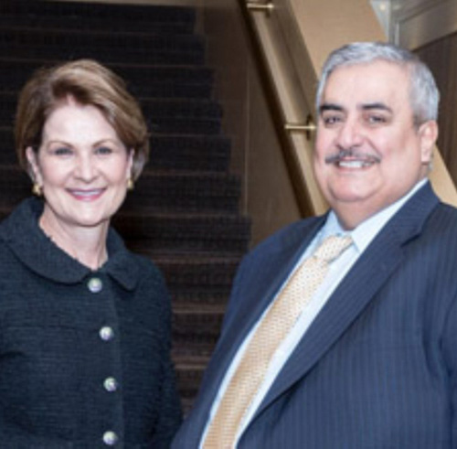 Bahrain’s Foreign Minister Meets Lockheed Martin’s CEO
