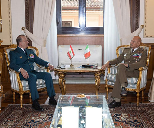 Lebanon’s Commander-in-Chief Visits Italian Republic Lebanon’s Commander-in-Chief Visits Italian Republic