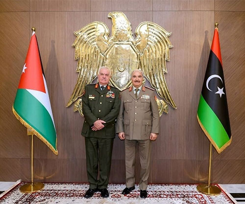Libyan National Army Commanders Discuss Defense Cooperation with Jordan, Egypt