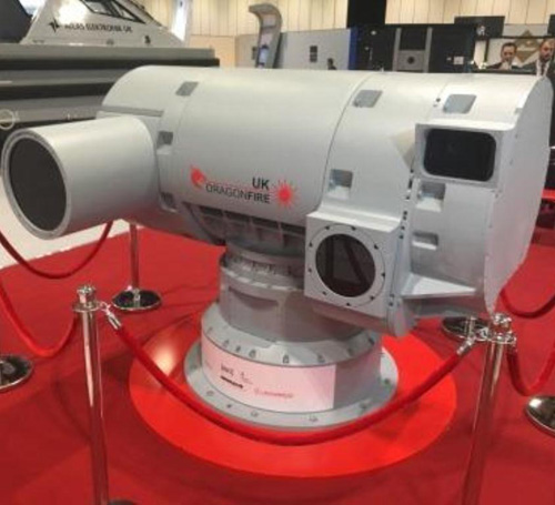 Dragonfire Laser Turret Unveiled at DSEI 2017