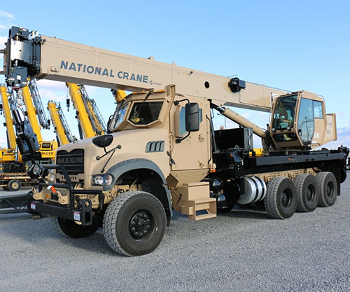 Mack Defense Introduces 40T All-Terrain Crane at AUSA 2019