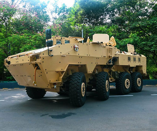 Morocco Produces First 20 Hulls for Tata’s Wheeled Armoured Vehicles Morocco Produces First 20 Hulls for Tata’s Wheeled Armoured Vehicles