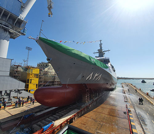 NAVANTIA Launches the First Corvette for Saudi Arabia 