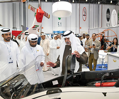 Nahyan bin Mubarak Inaugurated Air Expo Abu Dhabi 2024