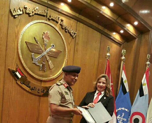 Nasser Higher Military Academy Delegation Visits Oman