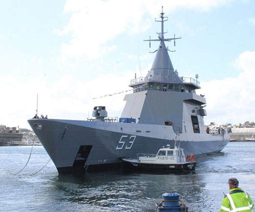Naval Group Launches Argentina’s Third Offshore Patrol Vessel