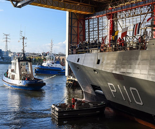 Naval Group Launches First Gowind® Corvette for UAE Navy