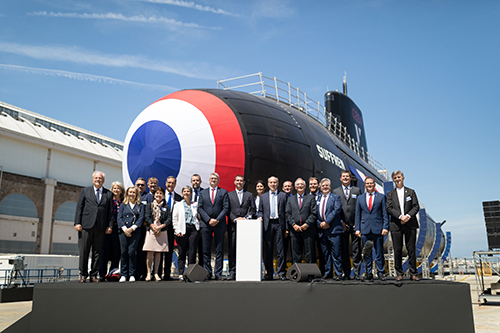 Naval Group Launches Suffren Nuclear Submarine 