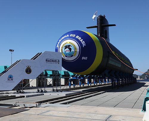 Naval Group Witnesses Launch of First Brazilian Scorpène® Submarine