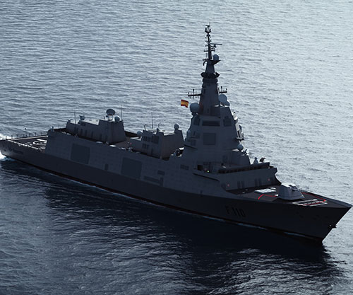 Navantia Cuts Steel for First F-110 Frigate