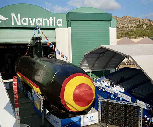 Navantia Hosts Naming Ceremony of Spanish Navy’s S-82 ‘Narciso Monturiol’ Submarine 