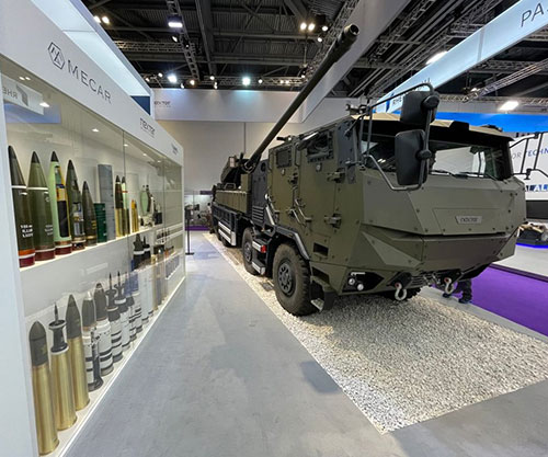 Nexter Showcases CAESAR 8x8 at DSEI 2021