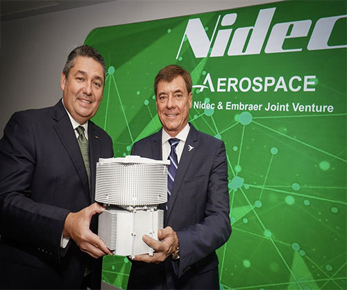 Nidec-Embraer JV to Build Electric Propulsion Systems for Aerospace Sector