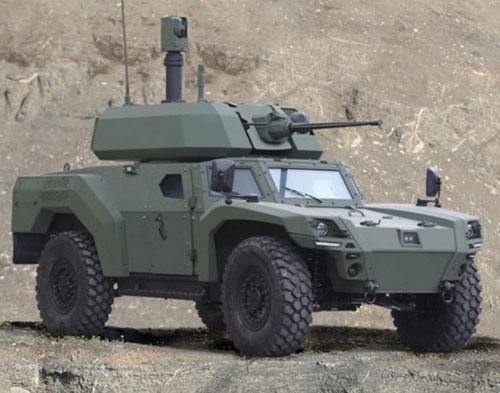 Otokar Debuts “AKREP IIe Electric Vehicle” at IDEF 2019 