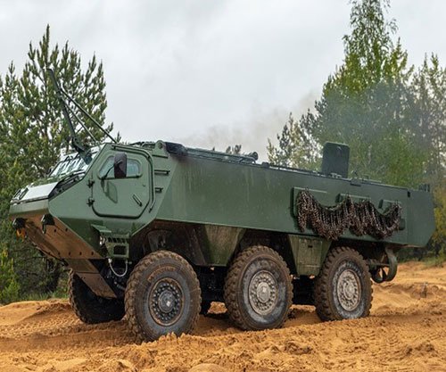 Patria Showcases 6x6 Vehicle & Other Products at DSEI 