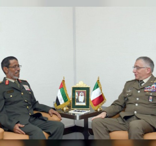 Italy’s Chief of Defense Staff Visits UAE