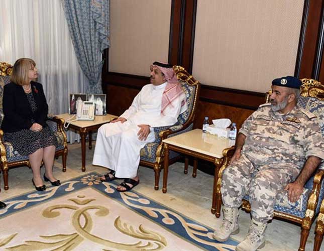 Qatar Defense Minister Meets UK Defense Procurement Minister