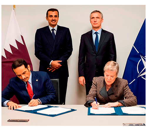 Qatar, NATO Sign Cooperation Agreement