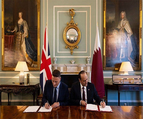 Qatar, UK Extend Defence Cooperation Agreement Qatar, UK Extend Defence Cooperation Agreement
