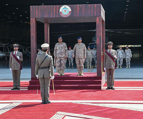 Qatar’s Chief of Staff Receives Chief of Saudi General Staff