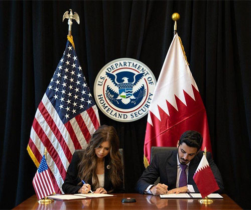Qatar’s Interior Minister Meets with US Secretary of Homeland Security