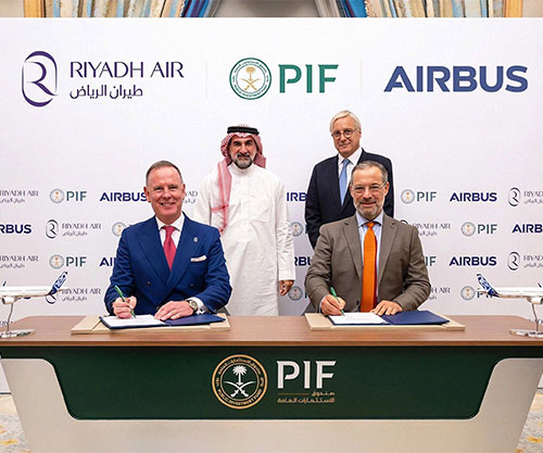 Riyadh Air Places Order for 60 Airbus A321 Aircraft Ahead of its 2025 Launch