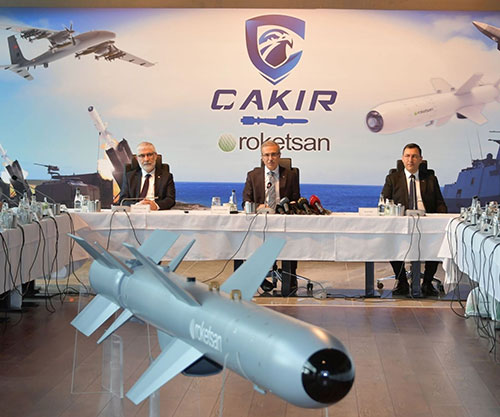 Roketsan Launches ÇAKIR Cruise Missile for Land, Sea & Air Targets