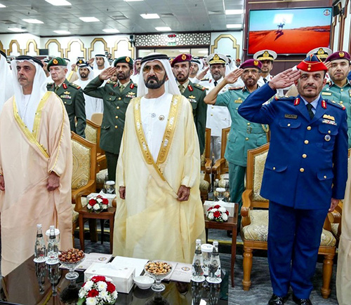 Ruler of Dubai Attends National Defense College Graduation