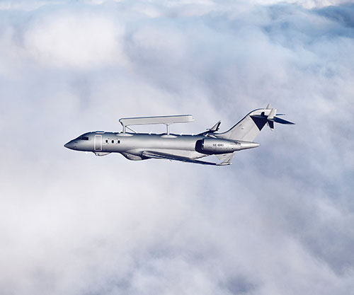 Saab Delivers Third GlobalEye Aircraft to UAE