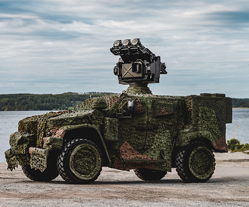 Saab Showcases Missile System on Oshkosh Vehicle at DSEI