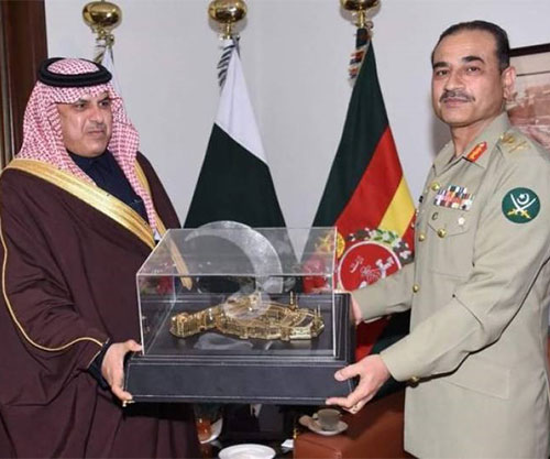 Saudi Assistant Minister of Defense Meets Top Pakistani Military Chiefs
