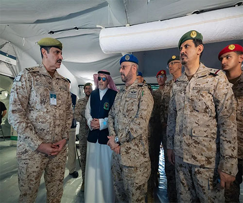 Saudi Chief of General Staff Inspects Readiness of Armed Forces Participating in Hajj Season