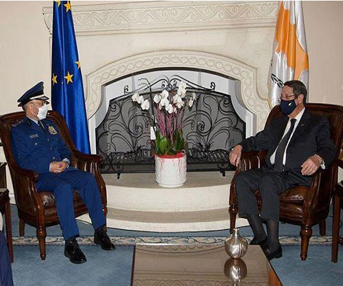 Saudi Chief of General Staff Meets Cypriot President, Defense & Security Leaders