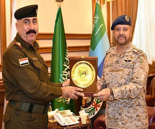 Saudi Chief of General Staff Receives Commander of Iraqi Ground Forces