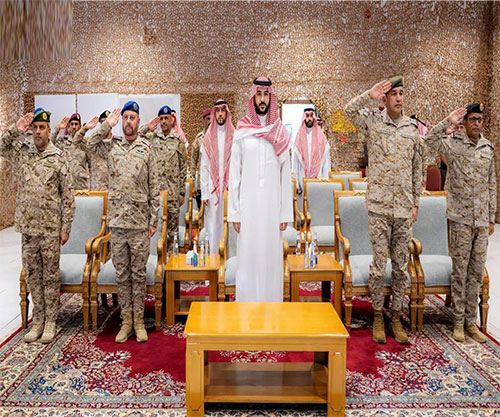Saudi Defense Minister Attends Elite Special Forces Exercise in Northwestern Region