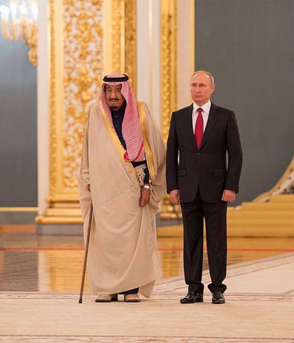 Saudi King Starts Historic Visit to Russia