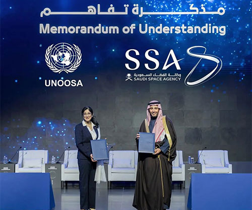 Saudi Space Agency, United Nations Sign MoU on Peaceful Uses of Outer Space