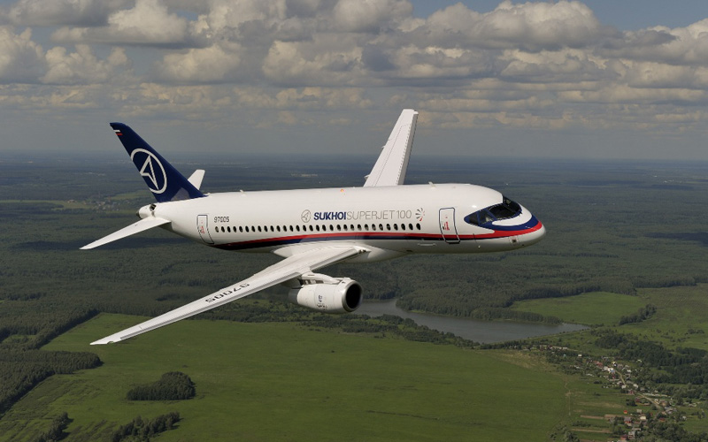 Sukhoi Eyes Selling up to 100 SSJ100 Jets to Iran