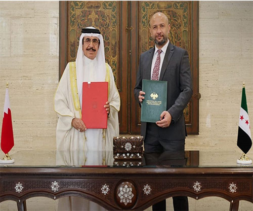 Syria, Bahrain Sign MoU to Boost Cooperation on Disaster Risk & Civil Protection