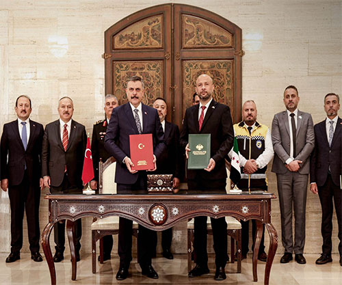Syria, Türkiye Discuss Security Cooperation; Sign Disaster Management Cooperation Memorandum Syria, Türkiye Discuss Security Cooperation; Sign Disaster Management Cooperation Memorandum