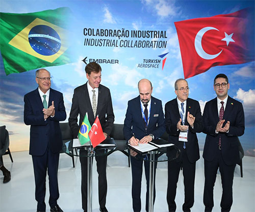 Turkish Aerospace, Embraer to Explore E2 Production Opportunities in Türkiye