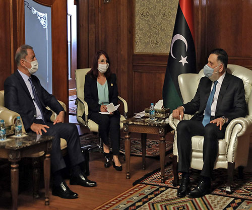 Turkish Defense Minister, Chief of General Staff Visit Libya