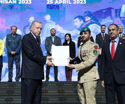 Turkish President Honours Bahrain’s Royal Guard Search & Rescue Taskforce