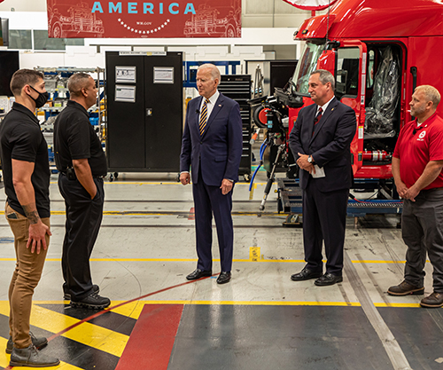 U.S. President Visits Mack Trucks Lehigh Valley Operations